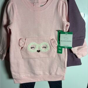 Koala Kids Pink Owl Sweatshirt